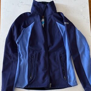 Columbia Women's Dark and Light Blue Ski Jacket